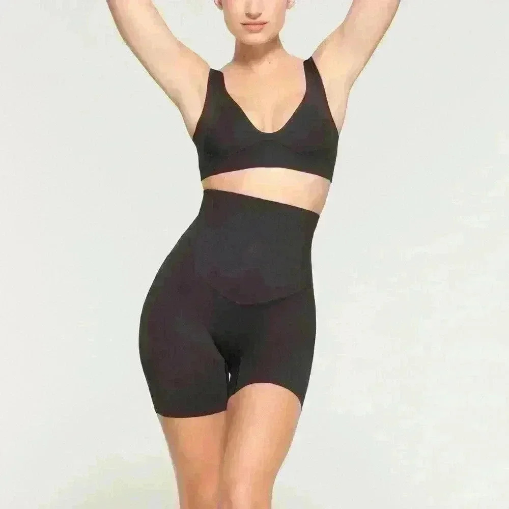Skims Banded Corset Group Short ~ S ~ Onyx ~ NWT!